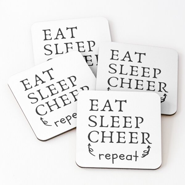 Item preview, Eat Sleep Cheer Repeat designed and sold by WearYourMood.