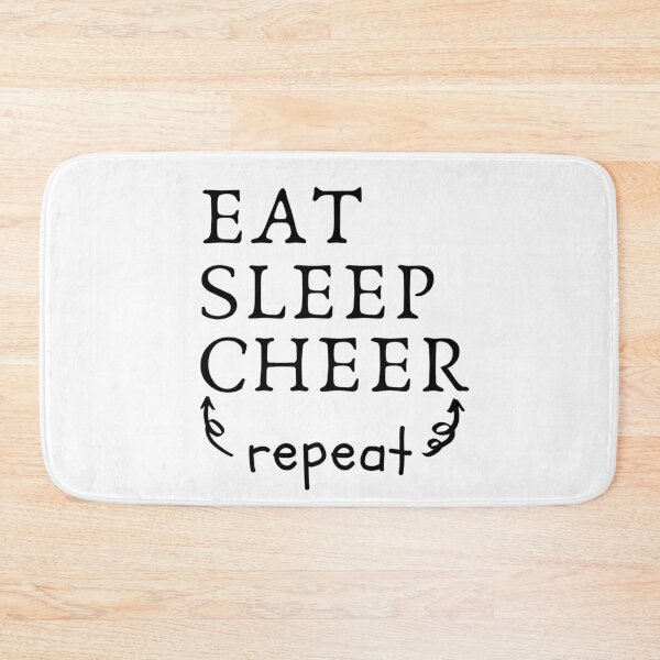 Item preview, Eat Sleep Cheer Repeat designed and sold by WearYourMood.
