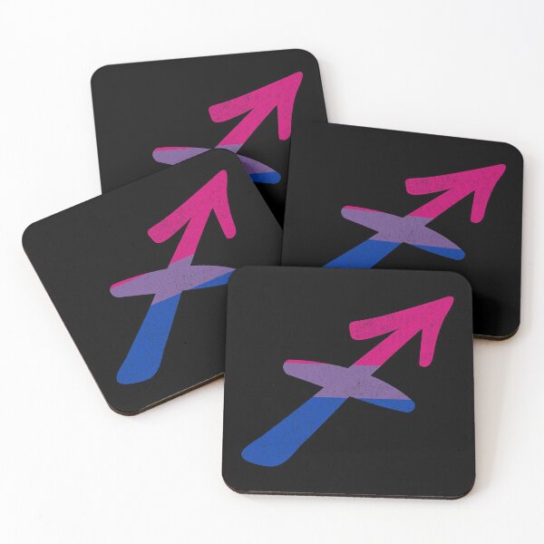 Item preview, Bisexual Pride Flag Sagittarius Zodiac Sign designed and sold by Patrick Hiller.