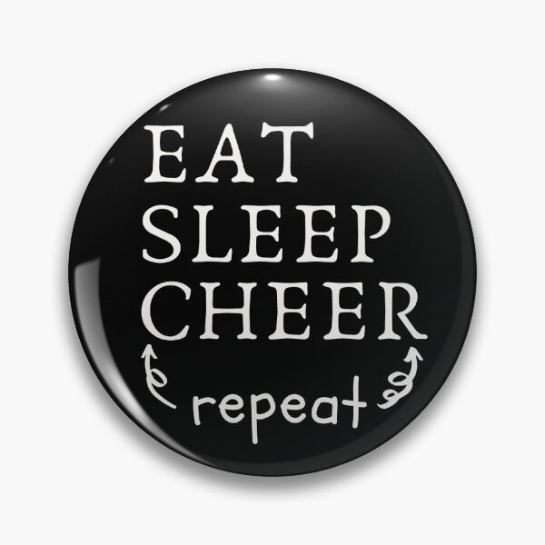Item preview, Eat Sleep Cheer Repeat designed and sold by WearYourMood.