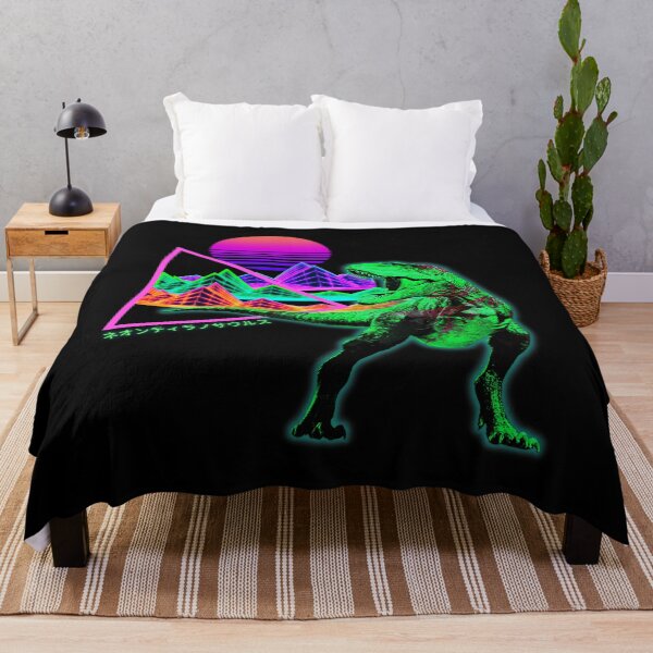 Item preview, Neon Tyranosaurus Vaporwave Synthwave Dinosaur T-Rex designed and sold by ShirtVibes.