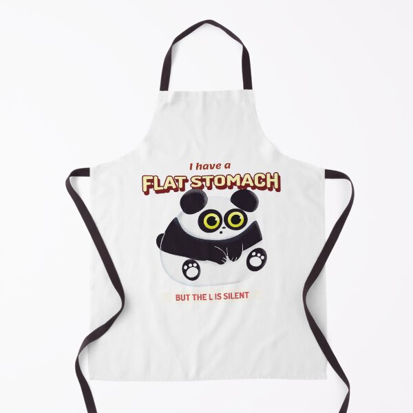Item preview, "Panda" I have a flat Stomach but the L is silent designed and sold by art-fox.