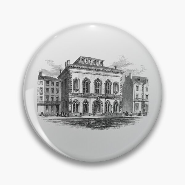 Item preview, Boston Public Library Engraving - 1858 designed and sold by warishellstore.