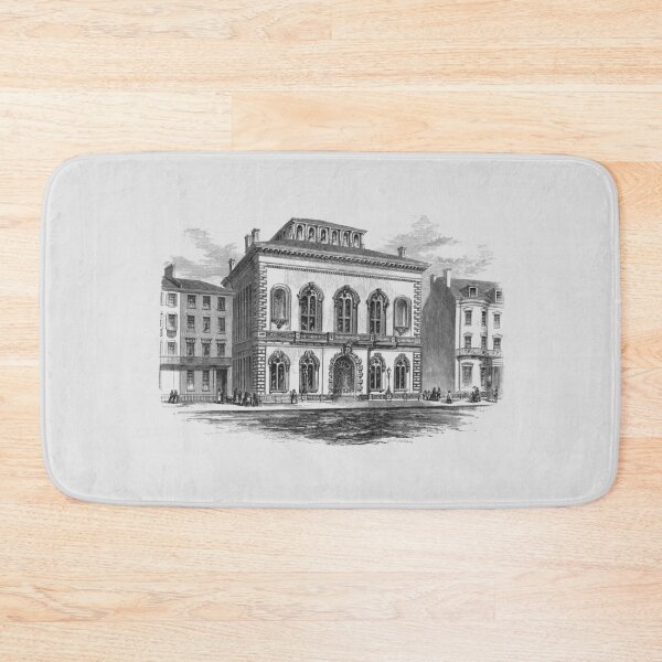 Item preview, Boston Public Library Engraving - 1858 designed and sold by warishellstore.