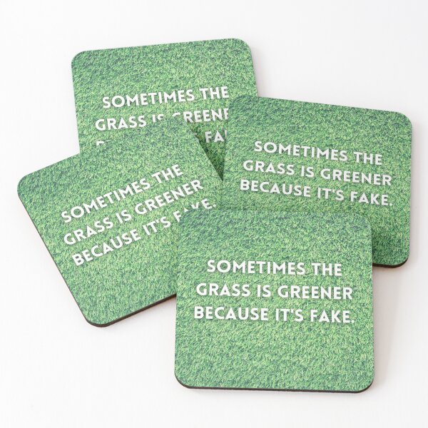 Item preview,  Sometimes the grass is greener because it's fake  designed and sold by Gracie_Designs.