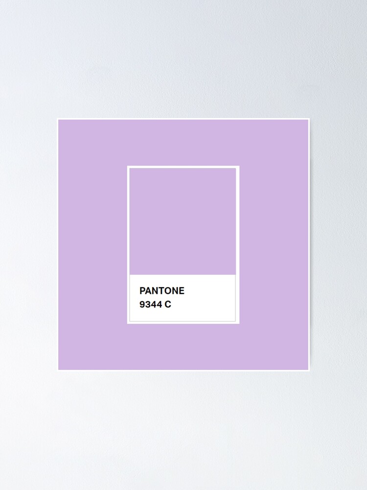 "Pantone Colour 9344 C" Poster for Sale by DiabhalsDau | Redbubble