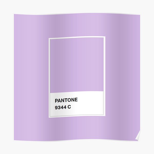 "Pantone Colour 9344 C" Poster for Sale by DiabhalsDau | Redbubble