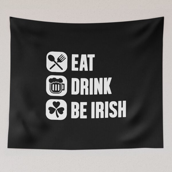 Item preview, Eat Drink Be Irish St. Patrick's Day Simple Irish Funny St Patty designed and sold by Merchking1.