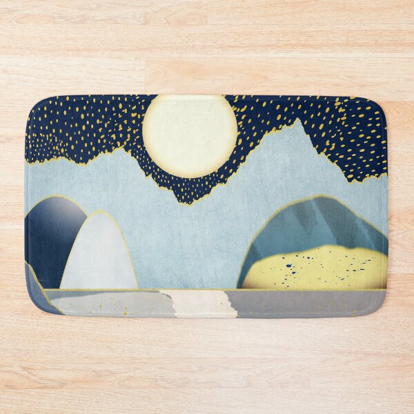 Item preview, Glowing Moon Nature Landscape designed and sold by Old Urban Farmhouse Design Studio.