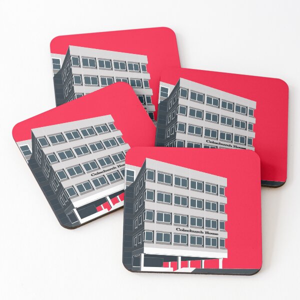 Item preview, Colechurch House, London Print, Print, Artwork, Illustration, Brutalist Architecture, Architecture Print, Socialist designed and sold by sketchingarchi.