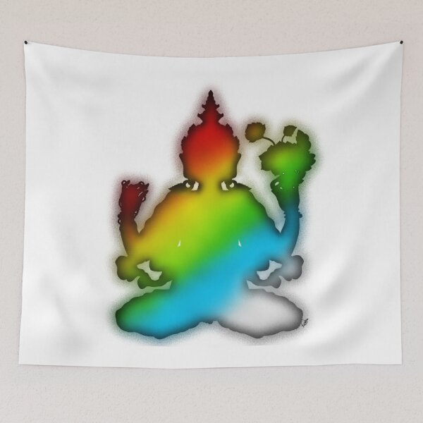 Item preview, Avalokiteshvara, abstract buddhist art designed and sold by MayGreenAbgrall.