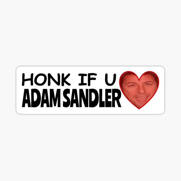 Vista previa del artículo con la obra «adam sandler fan pegatina para el parachoques», diseñado y vendido por viviquartz.