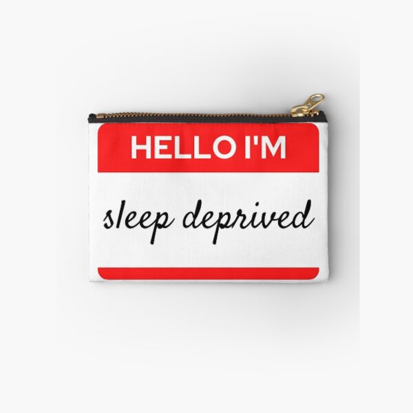 Item preview, Sleep Deprived Name Tag designed and sold by BabyCupcakes.