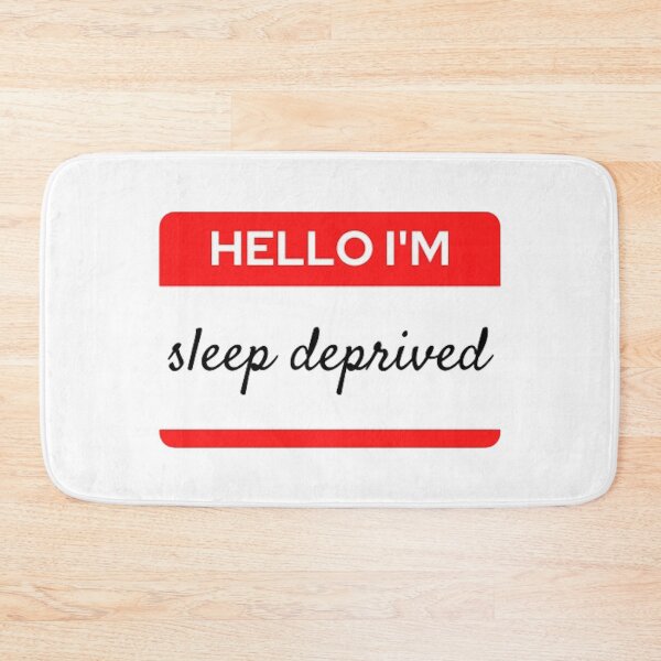 Item preview, Sleep Deprived Name Tag designed and sold by BabyCupcakes.