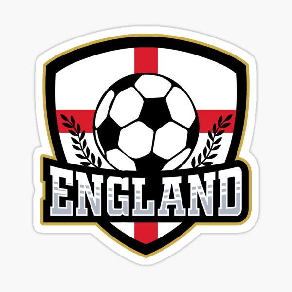 England Soccer Jersey Team Championship Sticker For Sale By Angry Beard Redbubble