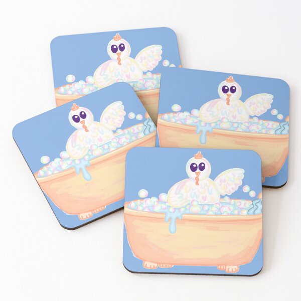 Item preview, Chicken in a bathtub designed and sold by isabelladaley.