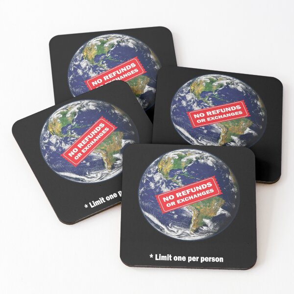 Item preview, Earth No Refunds designed and sold by Cleverish.