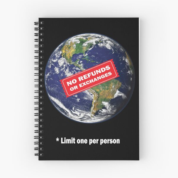Item preview, Earth No Refunds designed and sold by Cleverish.