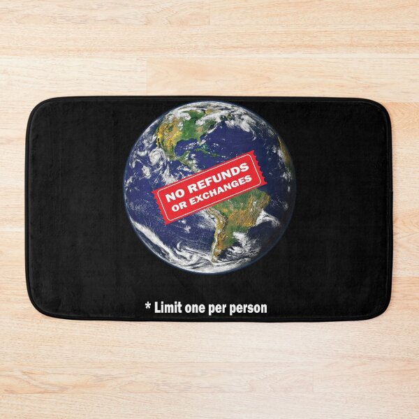 Item preview, Earth No Refunds designed and sold by Cleverish.