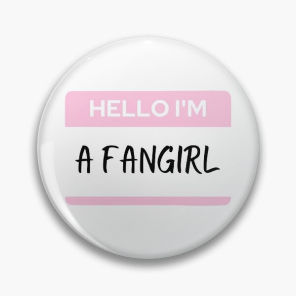 Item preview, Fangirl Name Tag designed and sold by BabyCupcakes.