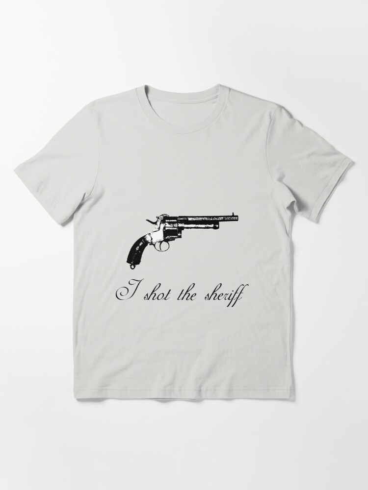 Bob Marley I Shot the Sheriff White T-Shirt – Men's at