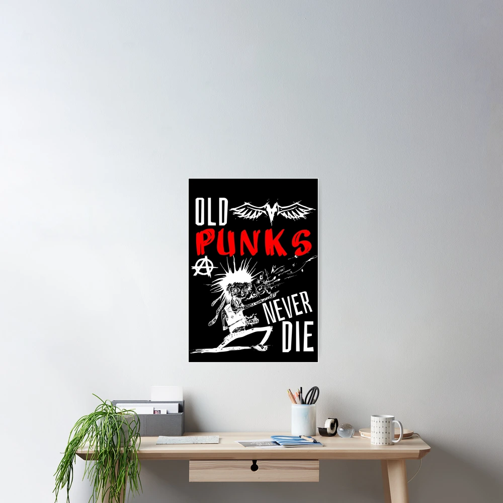 Old Punks Never Dies Rocks | Poster