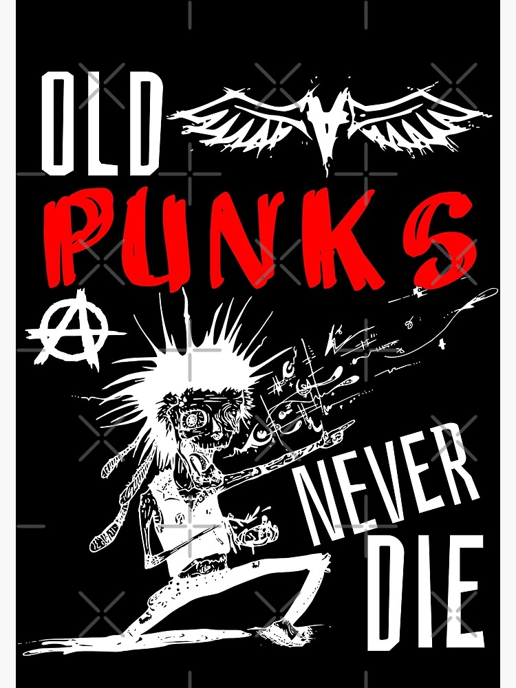 Old Punks Never Dies Rocks | Poster