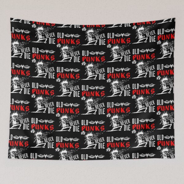Item preview, Old Punks Never Dies Rocks designed and sold by Sonatablue.