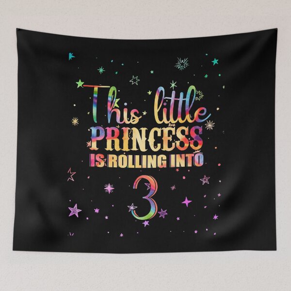 Item preview, THIS LITTLE PRINCESS IS ROLLING INTO 3 designed and sold by Teeses.