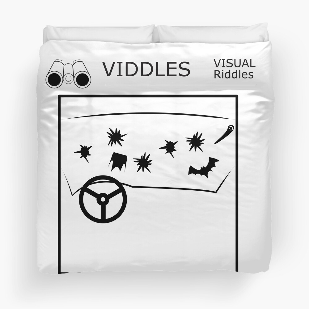 The Viddles Series - Bug Swatter Duvet Cover