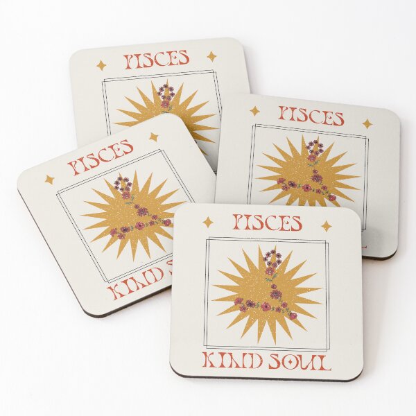 Item preview, PISCES KIND SOUL | ASTROLOGY Sticker designed and sold by PeachSoulCo.