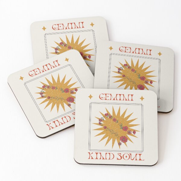 Item preview, GEMINI KIND SOUL | ASTROLOGY Sticker designed and sold by PeachSoulCo.