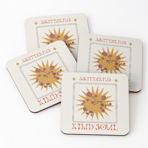 Item preview, SAGITTARIUS KIND SOUL | ASTROLOGY Sticker designed and sold by PeachSoulCo.