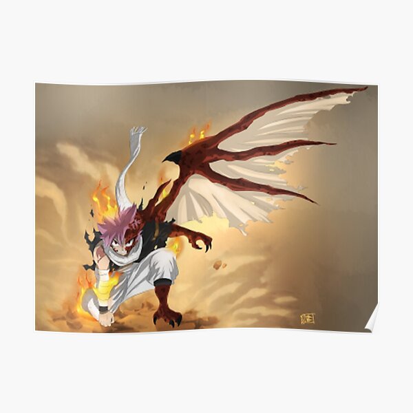 Natsu Dragon Posters for Sale | Redbubble
