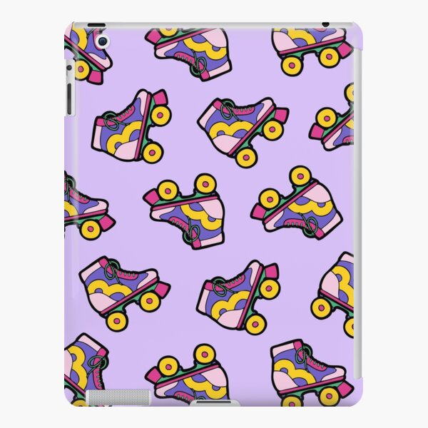 90s Roller Skate Pattern on Lilac iPad Snap Case