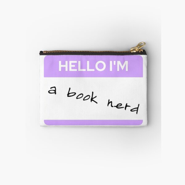 Item preview, Book Nerd Name Tag designed and sold by BabyCupcakes.