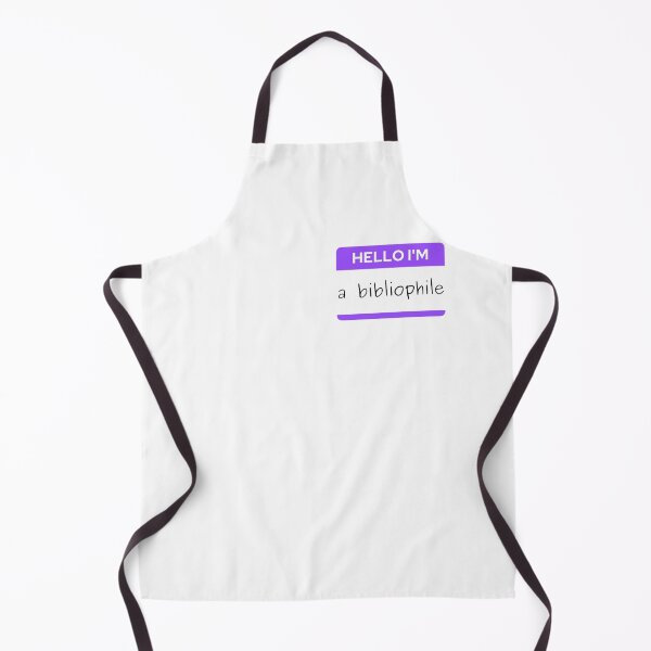 Item preview, Bibliophile Name Tag designed and sold by BabyCupcakes.