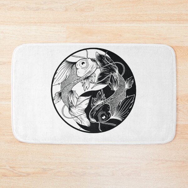 Item preview, Yin Yang Koi Fish Black and White Coffee Mug Present for Him and Her-9 designed and sold by designsnmore.