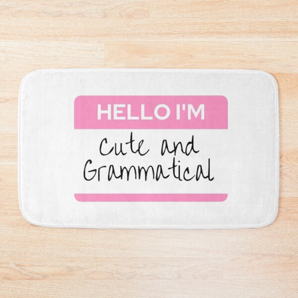 Item preview, Cute & Grammatical Name Tag designed and sold by BabyCupcakes.