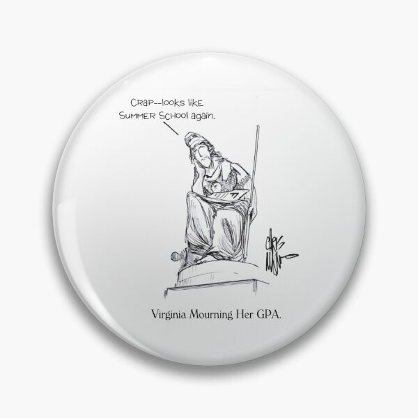 Item preview, Virginia Mourning Her GPA designed and sold by ChrisManno.