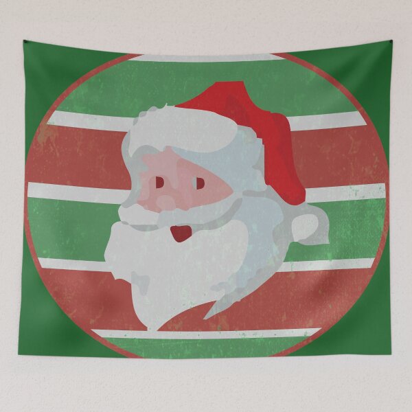 Item preview, Vintage retro santa distress designed and sold by JAZTshirt.