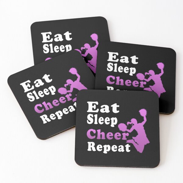Item preview, EAT SLEEP CHEER REPEAT  designed and sold by Mac Store.