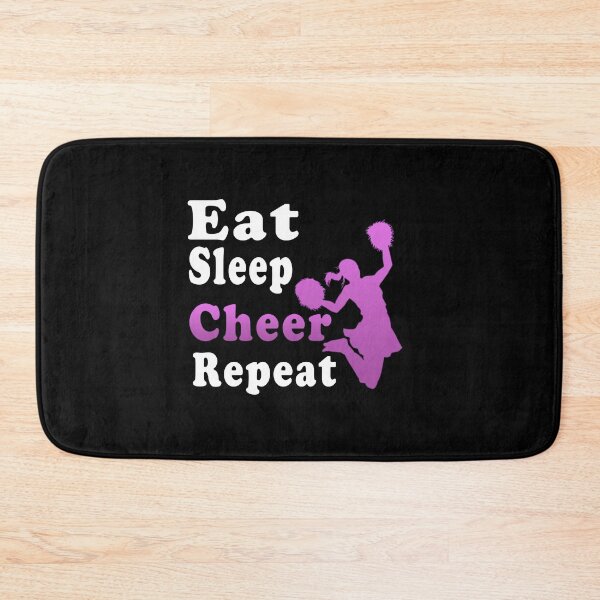 Item preview, EAT SLEEP CHEER REPEAT  designed and sold by Mac Store.