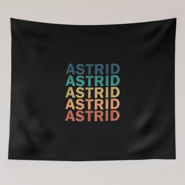 Item preview, Astrid Name T Shirt - Astrid Vintage Retro Name Gift Item Tee.Png designed and sold by cattontawn.