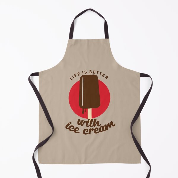 Item preview, cute kawaii ice cream popsicle "life is better with ice cream" designed and sold by TrueType.