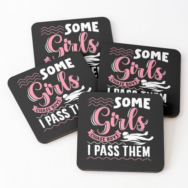 Item preview, Some Girls Chase Boys I Pass Them Swimmer Swimming designed and sold by ShopTheStyle.