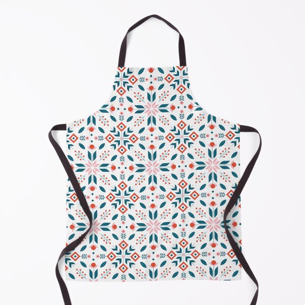 Item preview, Floral scandinavian pattern with abstract spring flowers, leaf and geometric shapes designed and sold by GarikProst.