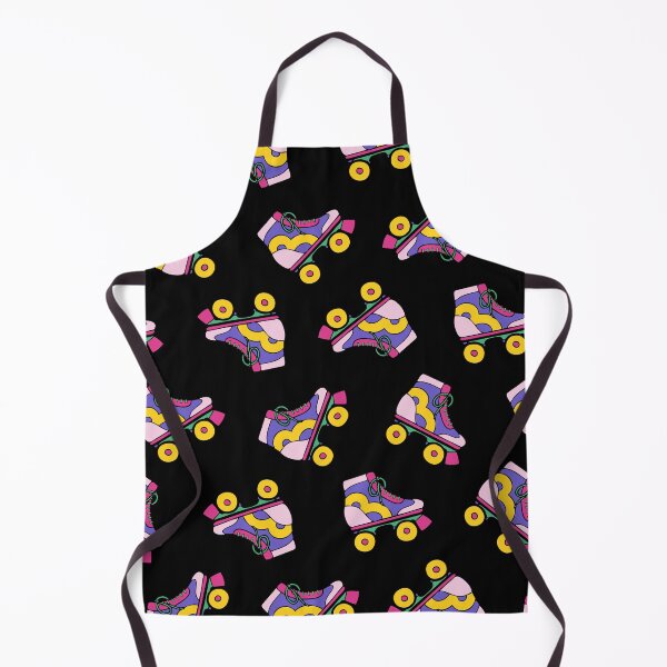 Item preview, 90s Roller Skate Pattern on Black designed and sold by evannave.