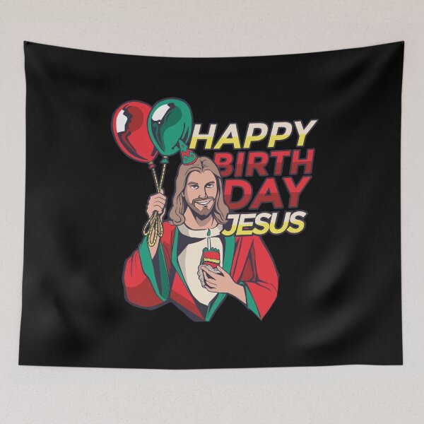 Artikelvorschau, Alles Gute zum Geburtstag Jesus Lustiger Weihnachtsfeier-Kuchen 25. Dezember entworfen und verkauft von larspat.