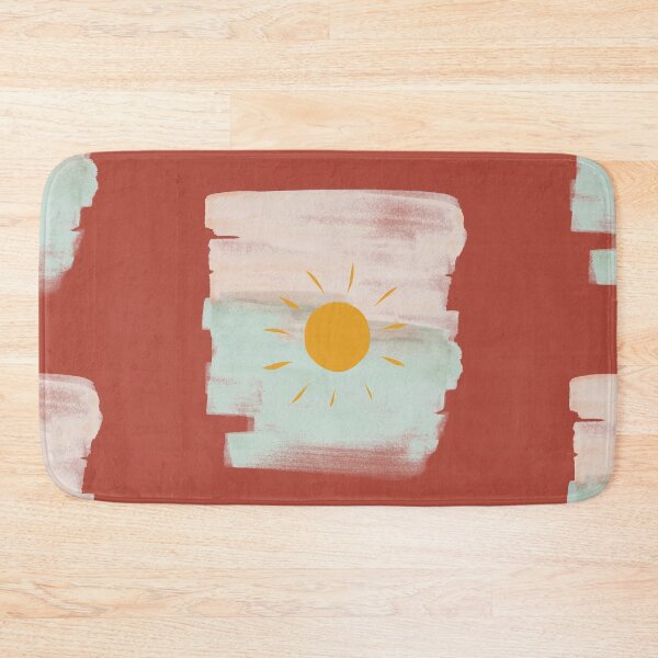 Item preview, Fall Boho Watercolor Sun and Beach Abstract Art designed and sold by mainsqueezemar.